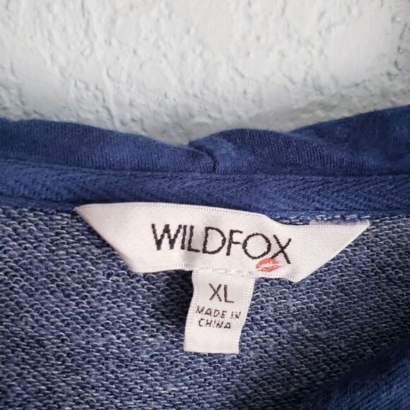 Wildfox Navy Tie Dye Hoodie - Picture 5 of 7